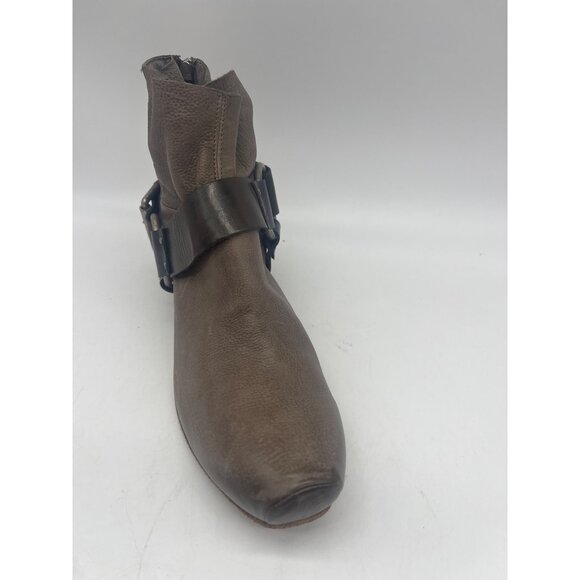 Vic Matie Madagascar Brown Women Leather Ankle Boots Size 38 - Picture 1 of 10